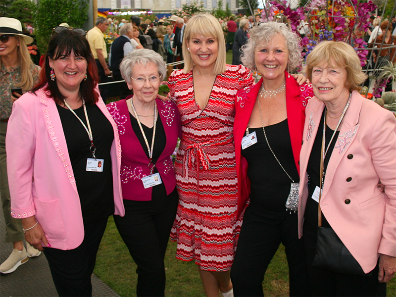 Cheshire team with Nicki Chapman at the RHS Chelsea - gallery photo taken by Tony Middleton