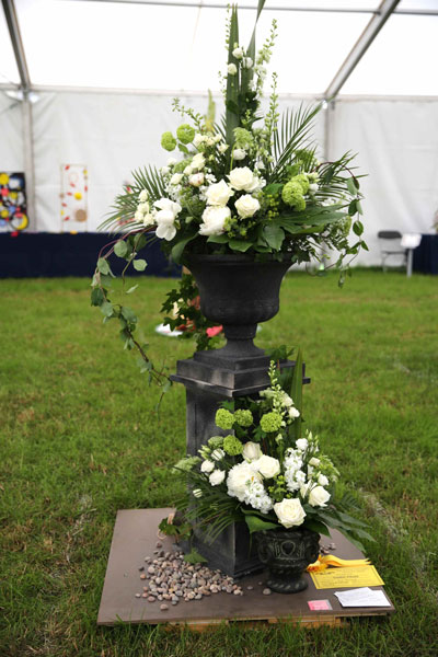 A Flower Clubs of Cheshire entry in the Grand design class of the 2026 Royal County Cheshire Show