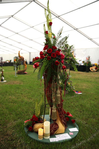 A Flower Clubs of Cheshire entry in the Grand design class of the 2026 Royal County Cheshire Show