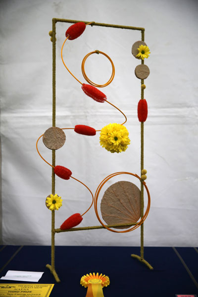 A Flower Clubs of Cheshire  entry in the Abstract class of the 2026 Royal County Cheshire Show 