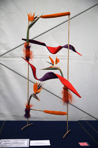 A Flower Clubs of Cheshire  entry in the Abstract class of the 2026 Royal County Cheshire Show 