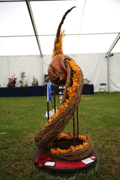 A Flower Clubs of Cheshire entry in the Masterpiece class of the 2026 Royal County Cheshire Show