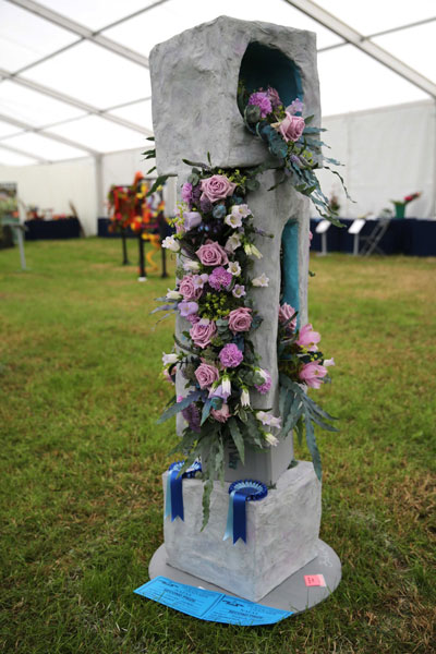 A Flower Clubs of Cheshire entry in the Masterpiece class of the 2026 Royal County Cheshire Show