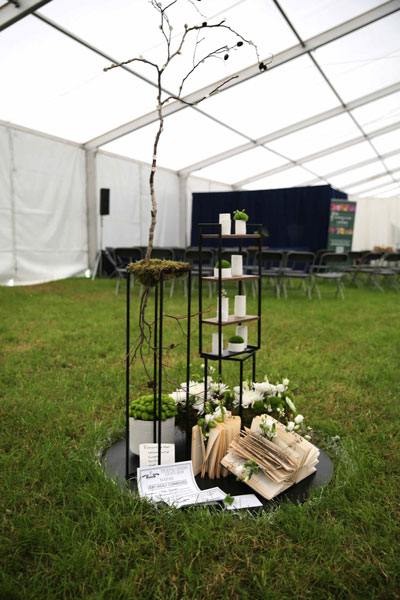A Flower Clubs of Cheshire entry in the Masterpiece class of the 2026 Royal County Cheshire Show