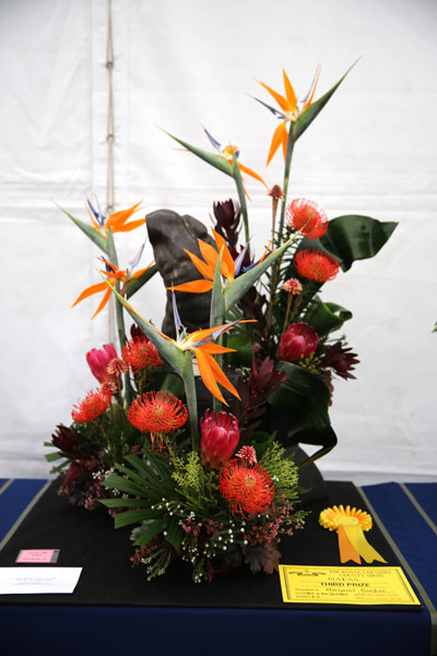 A Flower Clubs of Cheshire  entry in the Art in the Garden class of the 2026 Royal County Cheshire Show 