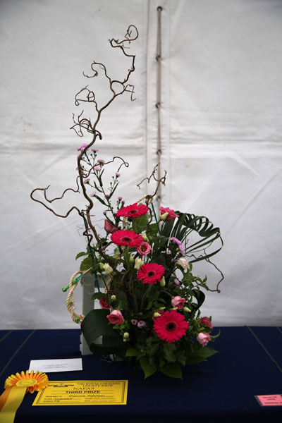 A Flower Clubs of Cheshire entry in the An Imposed Class class of the 2026 Royal County Cheshire Show