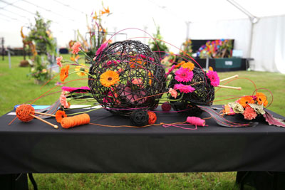 A Flower Clubs of Cheshire  entry in the Knit-stitch-weave class of the 2026 Royal County Cheshire Show 