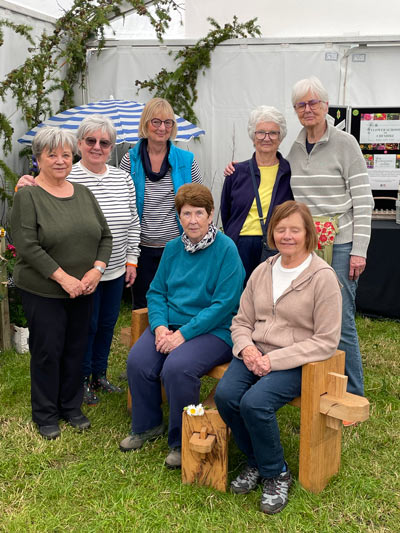 Royal Cheshire County Show installation installed by Hale Barns Flower Club