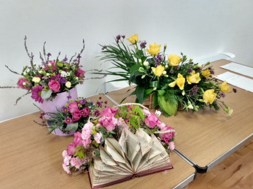 Floral designs by members of the Handbridge Flower members