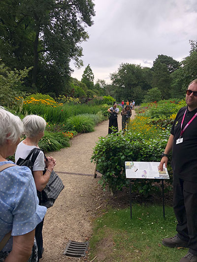 Lyme Park visit with guided-tour of the gardens