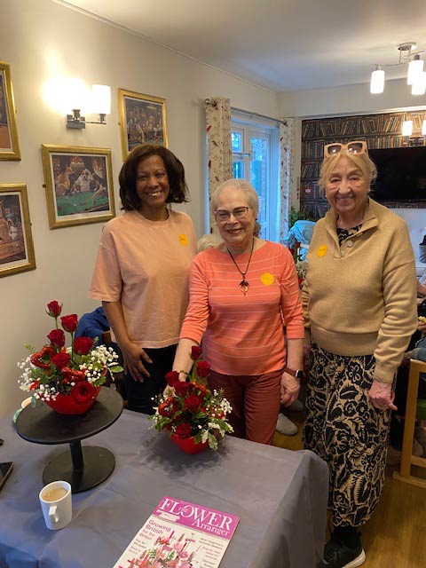 Stockport Afternoon Flower Club Workshop at Lisburne Court. Photo 1.