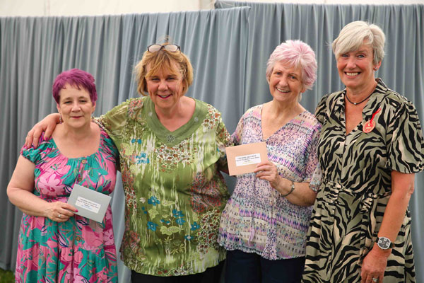 2025 Royal Cheshire County Show Flower Clubs of Cheshire Let All the Colours Dance Together class award winners 