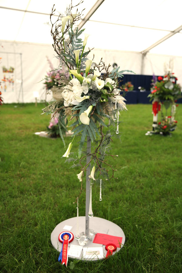A Flower Clubs of Cheshire  entry in the A Ballet class of the Royal County Cheshire Show 