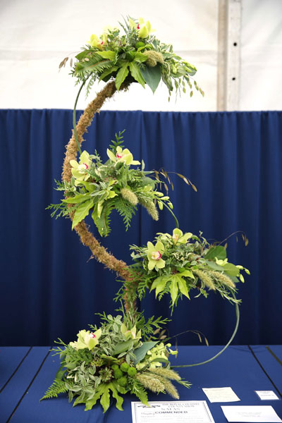 A Flower Clubs of Cheshire  entry in the Verdant Symphony class of the Royal County Cheshire Show 