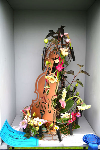 A Flower Clubs of Cheshire  entry in the Eine Kleine Nachtmusik class of the Royal County Cheshire Show 