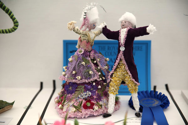 A Flower Clubs of Cheshire  entry in the Minuet class of the Royal County Cheshire Show 
