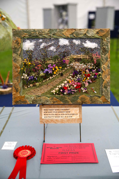 A Flower Clubs of Cheshire  entry in the A Nursery Rhyme class of the Royal County Cheshire Show 