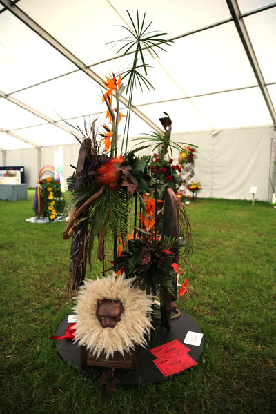 A Flower Clubs of Cheshire  entry in the A Musical class of the Royal County Cheshire Show 